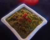 A picture of step 6 of Garlic chutney.