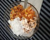 Foto langkah ke 3 dari resep Pepes Tempe Jamur Kancing.