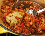 A picture of step 4 of Rabo Encendido (Cuban Style Oxtail Stew).