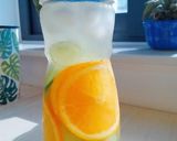 Hình bước làm 3 của món Detox cam dưa leo