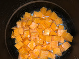 Papas con cheddar