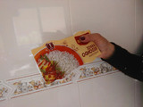 Arroz con pétalos de rosa