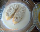 Foto del paso 2 de la receta Torrijas al aroma de mandarinas y miel