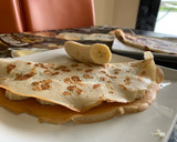 Foto del paso 3 de la receta: Tortita/Crepe de plátano y chocolate🍫☕️🍌