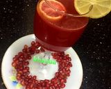 A picture of step 4 of Pomegranate juice.