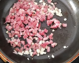 Foto del paso 2 de la receta: Judía verde con ajo, jamón y tomate