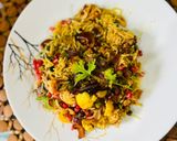 A picture of step 7 of Smoke Veggie Biryani.