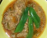 A picture of step 2 of Chicken shimla mirch.
