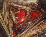 A picture of step 1 of Waakye or Waashe with shito(check for my shito recipe).
