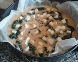 Foto del paso 5 de la receta Quiche de espinacas y ajitos tiernos