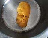 A picture of step 1 of Pumpkin Puri with mixed vegetable bhaji.