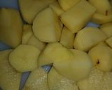 A picture of step 2 of Zeera rice with potatoes.