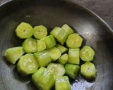A picture of step 1 of ગ્રેવીવાળું ગલકા નું શાક.