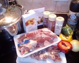A picture of step 1 of Dumpling and Lamb Stew.