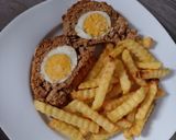 Stefánia vagdalt gluténmentesen sült krumplival recept fázis 4 fotója