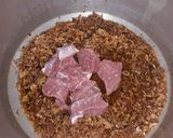 A picture of step 4 of Beef Haleem.