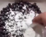 A picture of step 2 of Ruby grape cobbler 🍇.