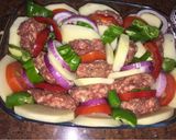 A picture of step 3 of Kofta with Potatoes.