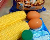 Foto langkah ke 1 dari resep Kue jagung manis SUPER GAMPANG NO mixer NO baked.