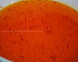 A picture of step 7 of Persian Saffron (Zafaran) sharbat.