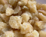 Foto del paso 9 de la receta: Ensalada alemana (kartoffelsalat) con salchichas de queso ahumadas (Bockwurst)