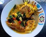 A picture of step 3 of Goat meat pepper soup.