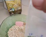 Foto langkah ke 1 dari resep Roti Tawar Oatmeal - Cheese Raisin Almond (Ulen 1 menit).