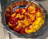 Une image de l'étape 3 de Saumon aux deux poivrons (recette plancha).
