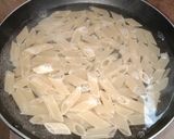 A picture of step 2 of Penne Pasta in Pumpkin Sauce.