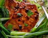 A picture of step 4 of Hoisin Glazed Tuna Steak With Choi Sum.