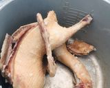 Hình bước làm 2 của món Cháo + gỏi vịt
