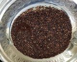 A picture of step 1 of Sesame ladu.