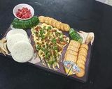A picture of step 10 of Spicy chilli butter board.