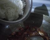 A picture of step 3 of Chilli potatoes flax and sesame seeds rice.