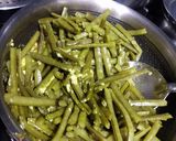 A picture of step 4 of Cluster beans sabji in curd.