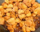 A picture of step 9 of Crispy Korean Chicken Popcorn with Honey Sesame Sauce.