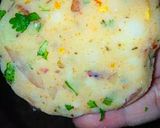 A picture of step 5 of Alu kabab.