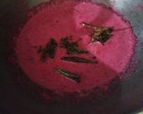 A picture of step 6 of Beetroots Pachadi.