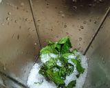 A picture of step 2 of Mint margrita.