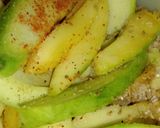 A picture of step 1 of Onion Mango Instant pickle.