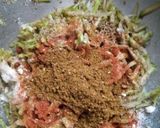 A picture of step 1 of Dudhi ke pakore.