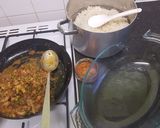 A picture of step 18 of Fussion biryani.