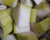 A picture of step 1 of Lauki ki sabzi.