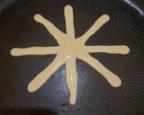 A picture of step 2 of Halloween Pancakes, Eggless.