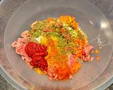 A picture of step 5 of Lahmacun.