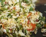 A picture of step 4 of Veg Fried Rice.