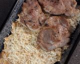 Fokhagymás tejfölös tarja fokhagymás tejfölös krumplival recept fázis 2 fotója