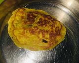 A picture of step 5 of Vegetable stuffed flat bread🍽.