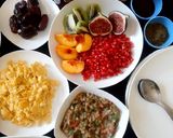A picture of step 2 of Baba Gonoush- Arabic/ Middle Eastern Aubergine Dip.
