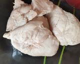 Une image de l'étape 1 de Salade de pâtes au poulet.
